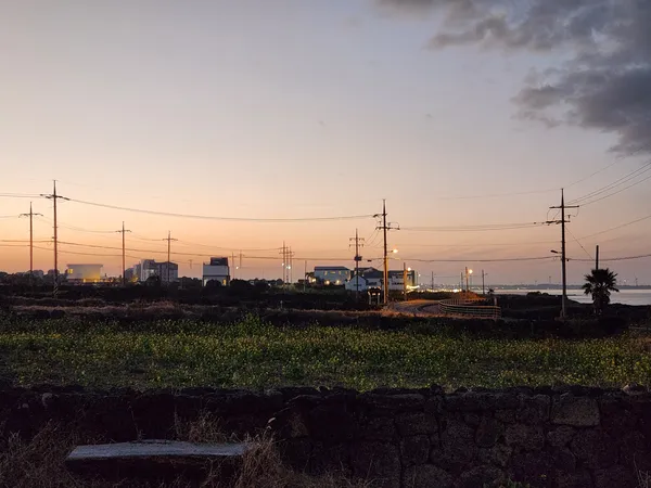 Korean nature & sunset aesthetic wallpaper for phone