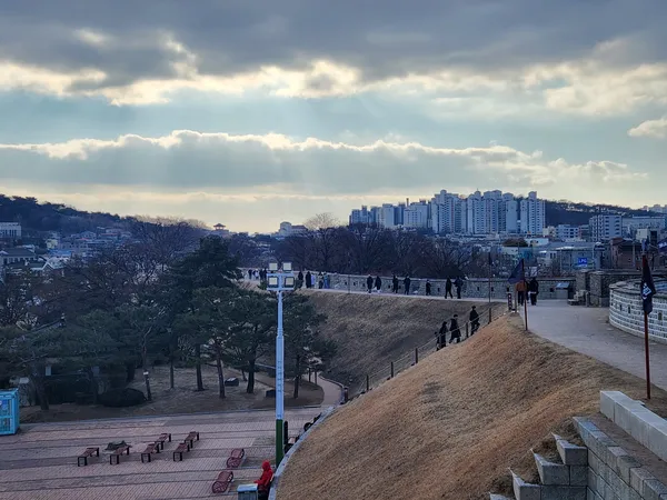 Korean architecture & hanok & park aesthetic wallpaper for phone