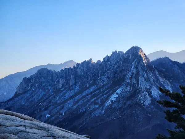 Korean nature & mountain & snow aesthetic wallpaper for phone