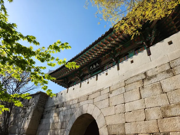 Korean hanok & nature aesthetic wallpaper for phone