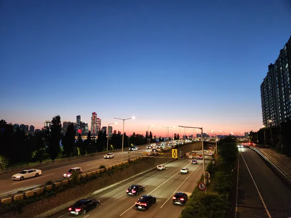 Korean street & sunset & river aesthetic wallpaper for phone