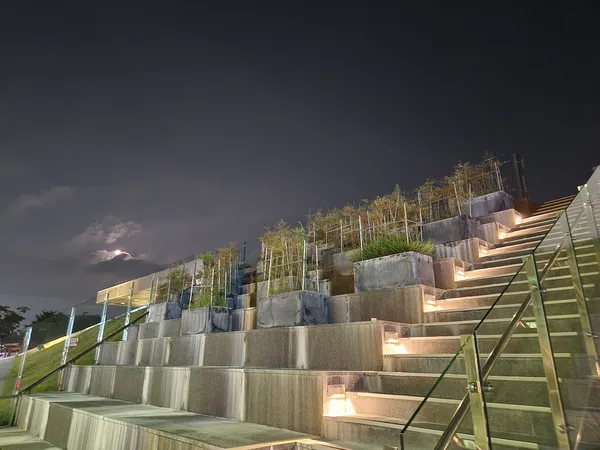 Korean seoul-nights & architecture aesthetic wallpaper for phone