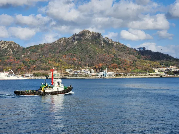 Korean sea & mountain & autumn aesthetic wallpaper for phone