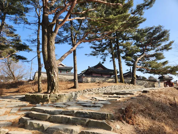 Korean architecture & hanok & nature aesthetic wallpaper for phone