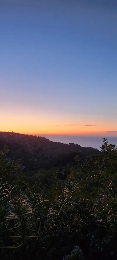 Sunset & Mountains & Trails & Nature travel wallpaper