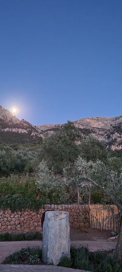 Mountains & Trails & Nature & Sunset travel wallpaper
