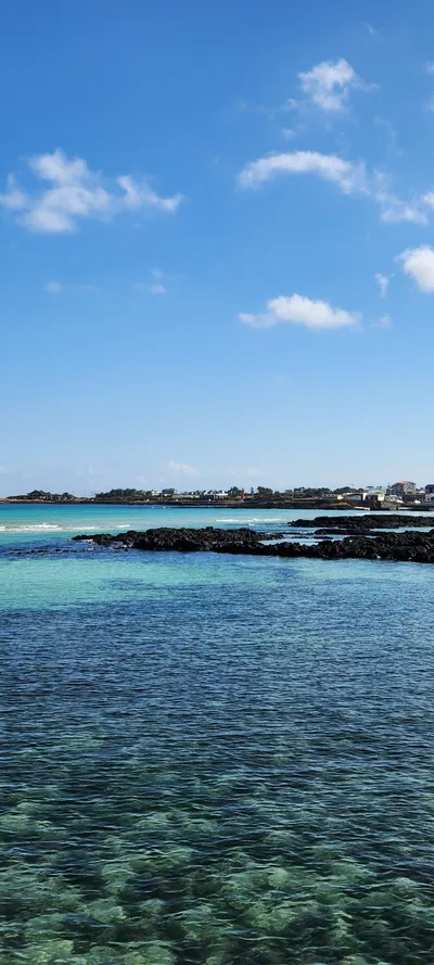 Korean sea & nature aesthetic wallpaper for phone