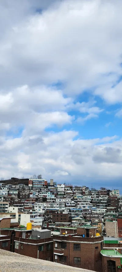 Korean street & architecture aesthetic wallpaper for phone