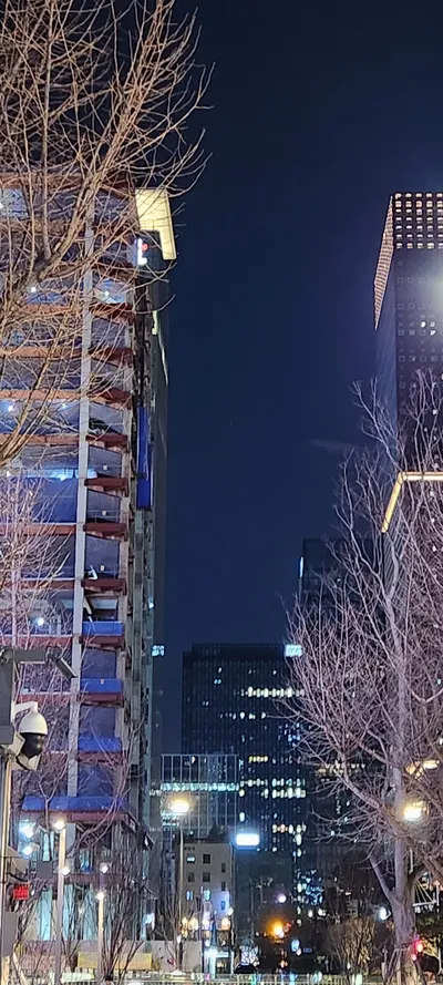 Korean seoul-nights & street & architecture aesthetic wallpaper for phone