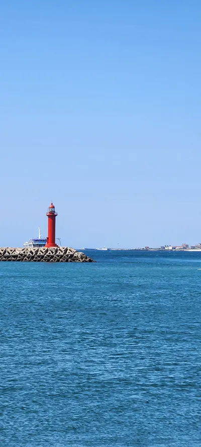 Korean sea & architecture & aesthetic aesthetic wallpaper for phone