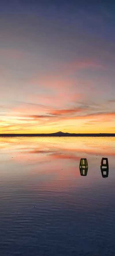 Sunset travel wallpaper