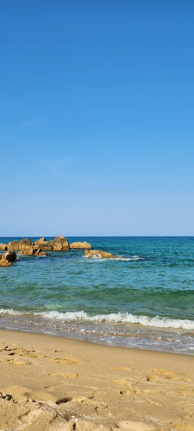 Korean Sea & Coast & Nature aesthetic wallpaper for phone