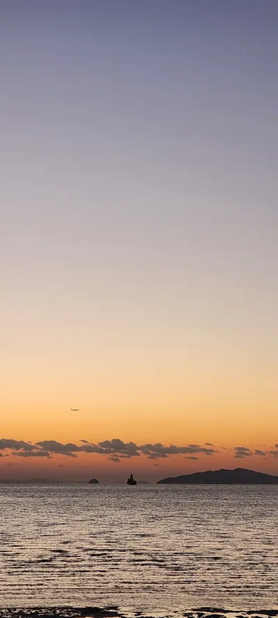 Korean sea & sunset & aesthetic aesthetic wallpaper for phone