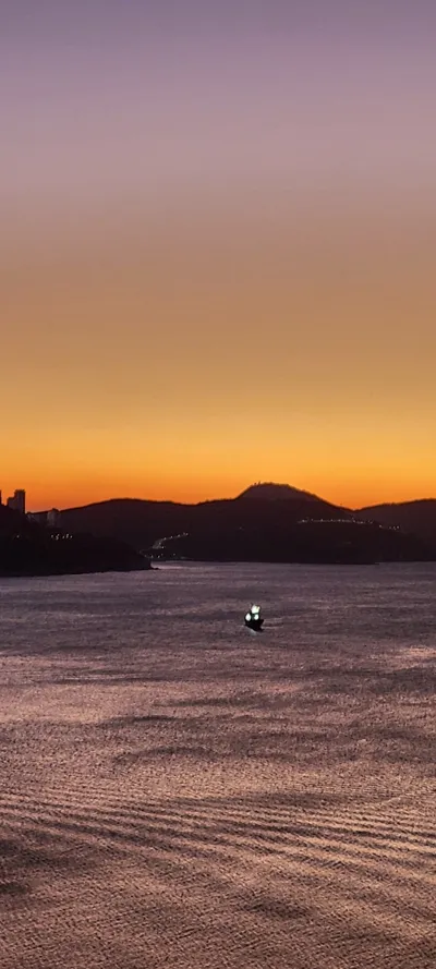 Korean sea & sunset & mountain & aesthetic aesthetic wallpaper for phone