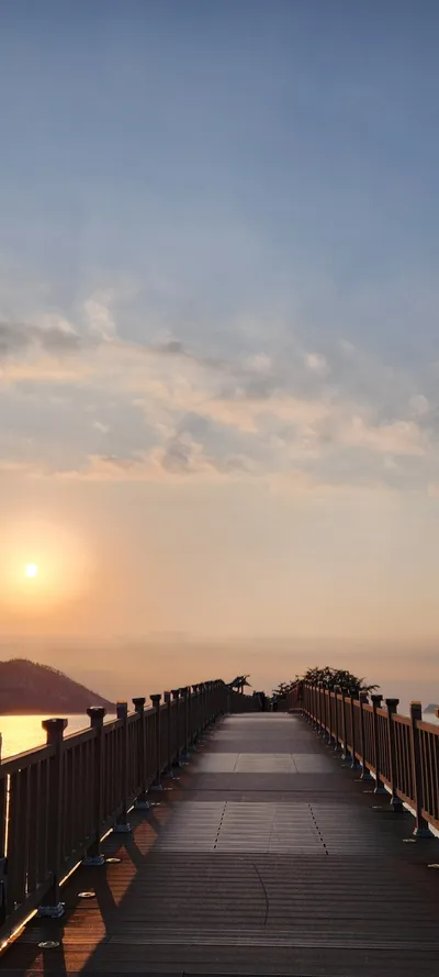 Korean sea & sunset & aesthetic aesthetic wallpaper for phone