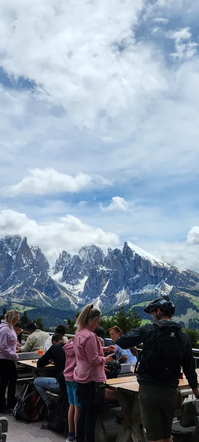 Mountains & Trails & Cafe Culture travel wallpaper