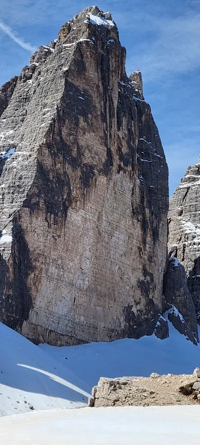 山・トレイル・雪景色の旅の壁紙