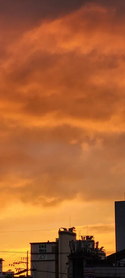 Korean sunset & street & aesthetic aesthetic wallpaper for phone