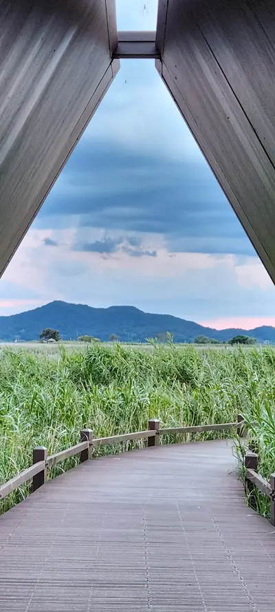 Korean nature & park & mountain & aesthetic & architecture aesthetic wallpaper for phone