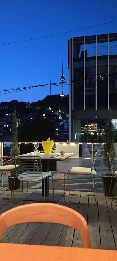 Korean Cafe Culture & Architecture aesthetic wallpaper for phone