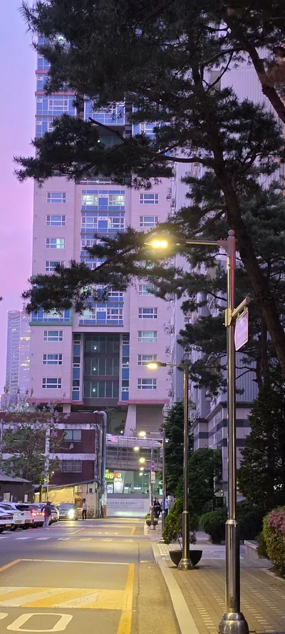 Korean Street & Sunset aesthetic wallpaper for phone