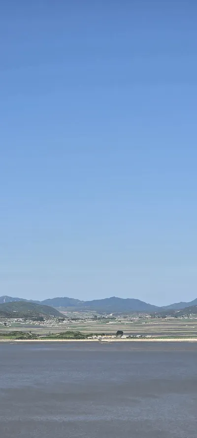 Korean Nature & Mountains & Trails & River & Lake aesthetic wallpaper for phone