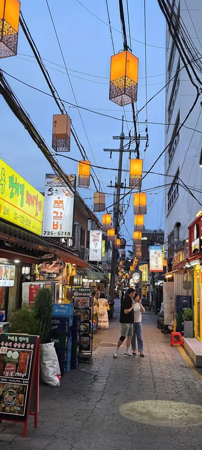 Korean Markets & Seoul Nights & Street aesthetic wallpaper for phone