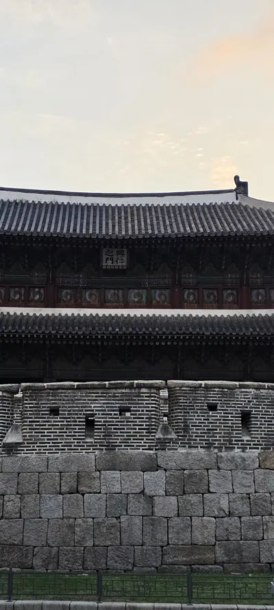 Korean Architecture & Sunset & Street aesthetic wallpaper for phone