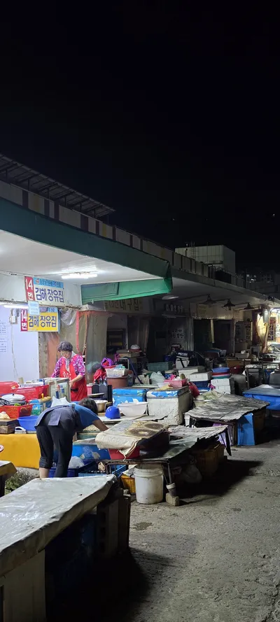 Korean Markets & Street & Sea & Coast & Seoul Nights aesthetic wallpaper for phone