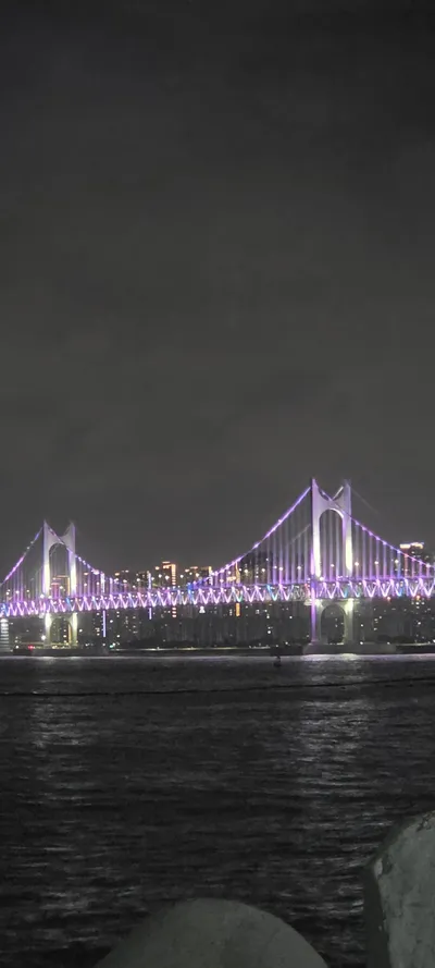 Korean Sea & Coast & Architecture & Seoul Nights aesthetic wallpaper for phone