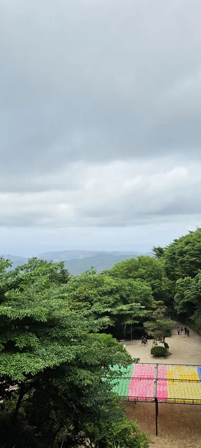 Korean Temples & Mountains & Trails & Forest aesthetic wallpaper for phone
