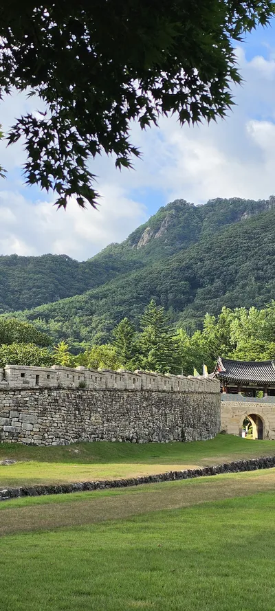 韓国の建築・山・トレイル・公園・庭園の無料壁紙